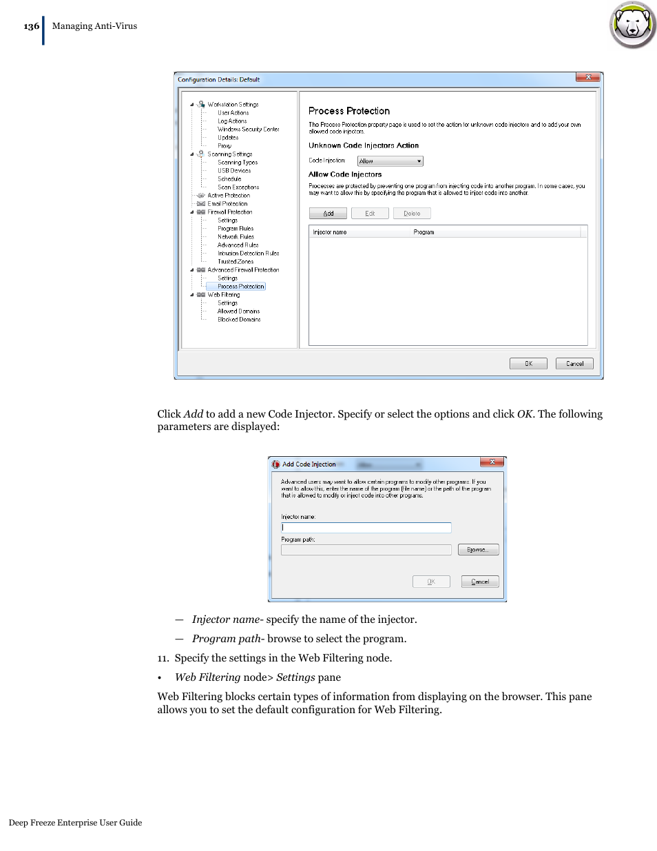 Faronics Deep Freeze Enterprise User Manual | Page 136 / 184