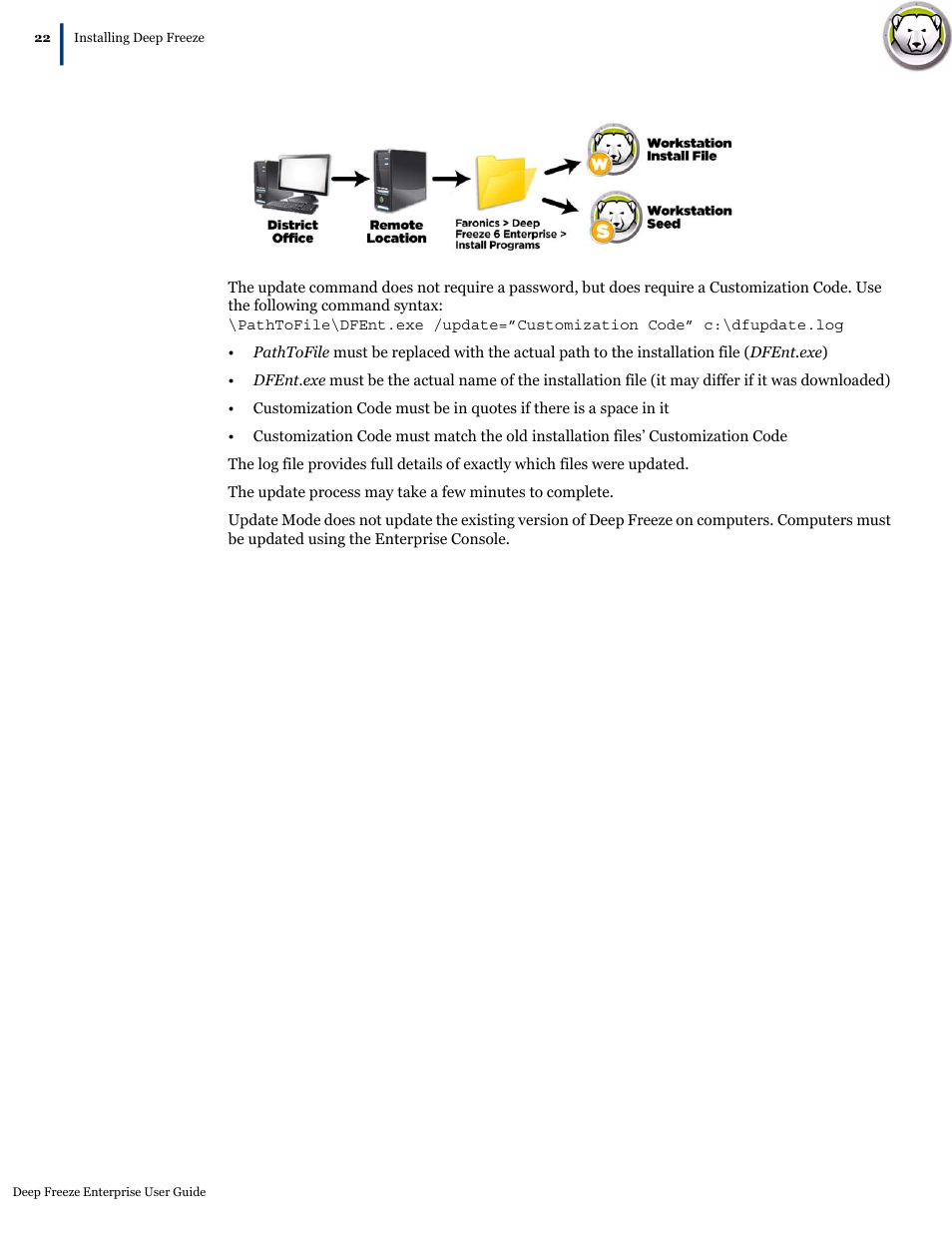 Faronics Deep Freeze Enterprise User Manual | Page 22 / 184