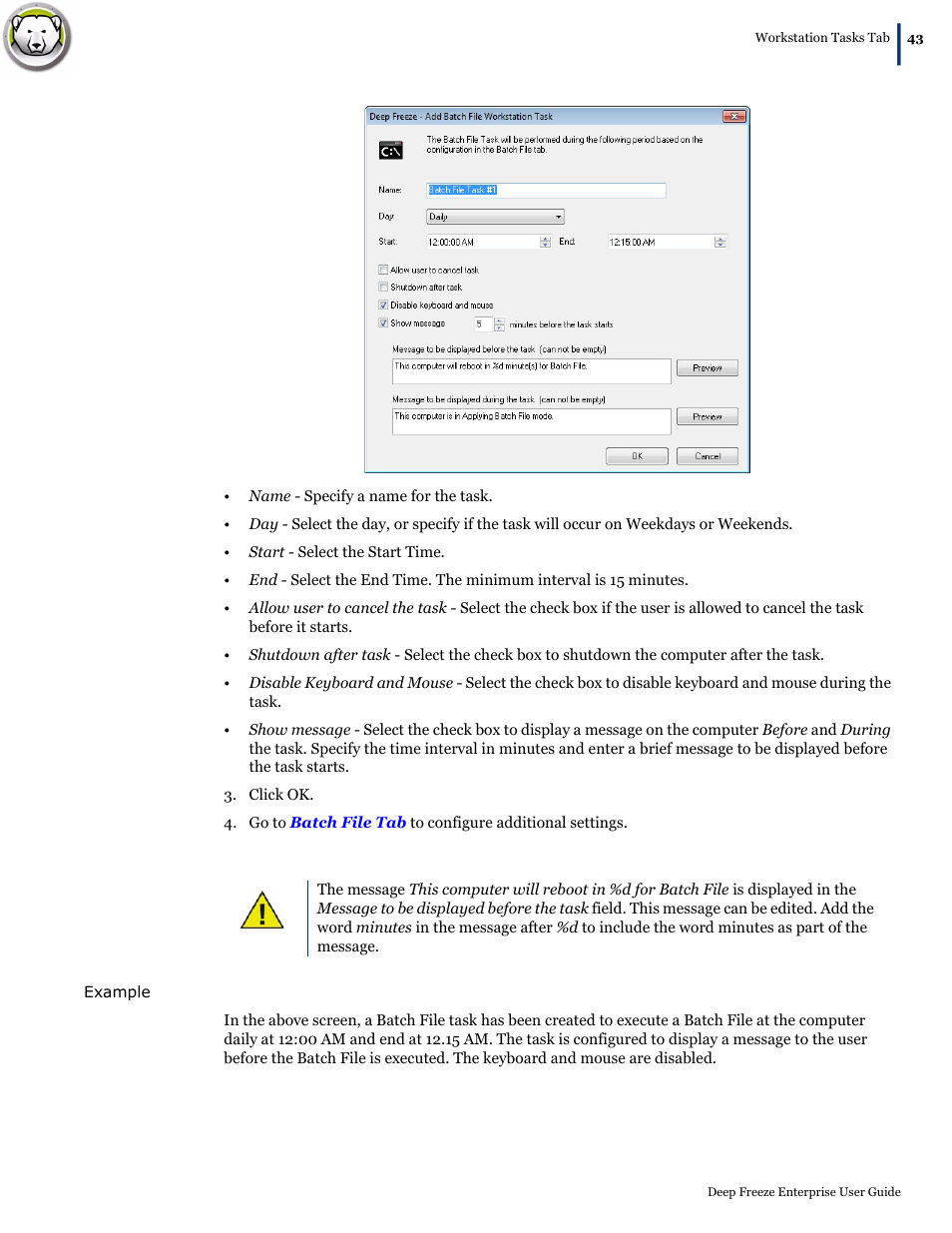 Faronics Deep Freeze Enterprise User Manual | Page 43 / 184