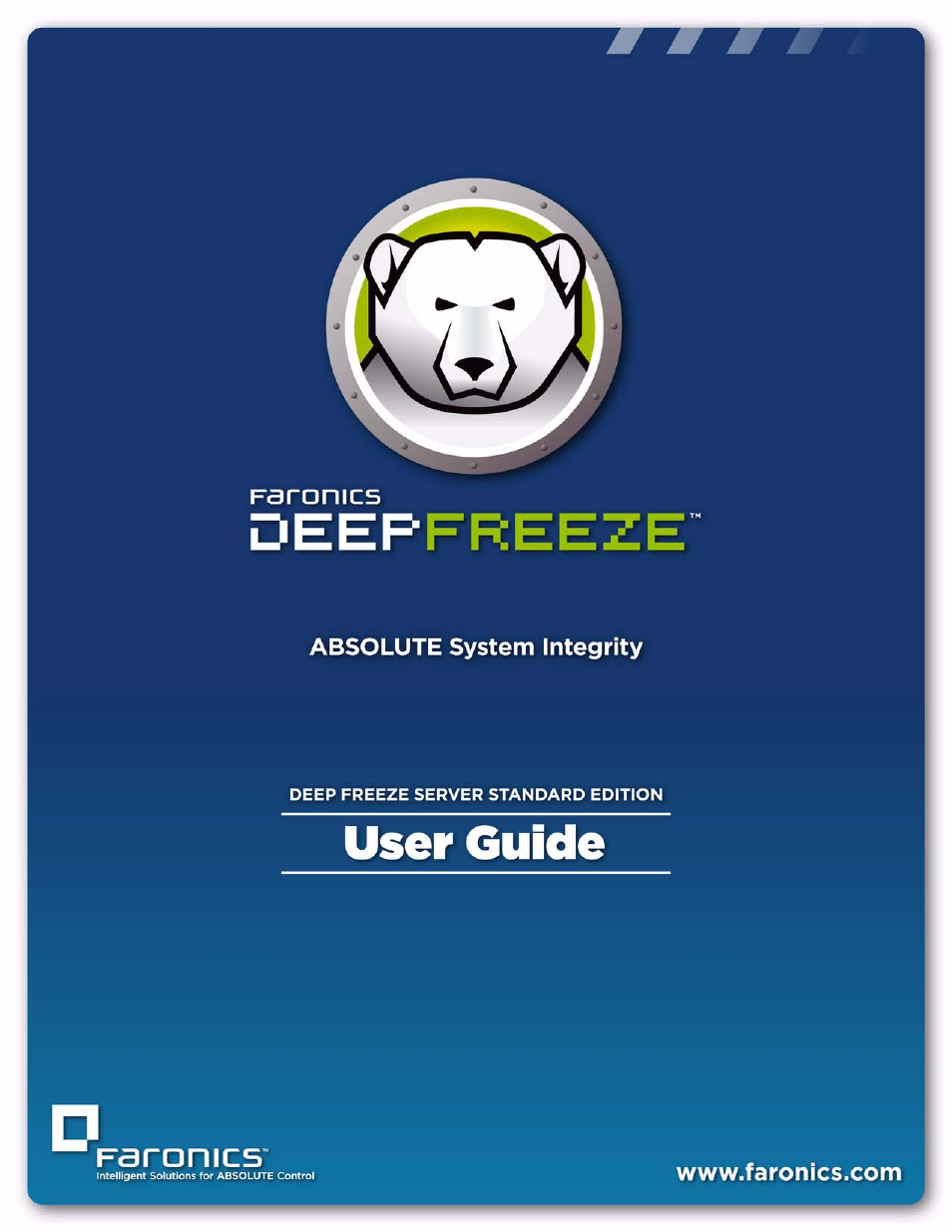 Faronics Deep Freeze Server Standard Edition User Manual | 28 pages