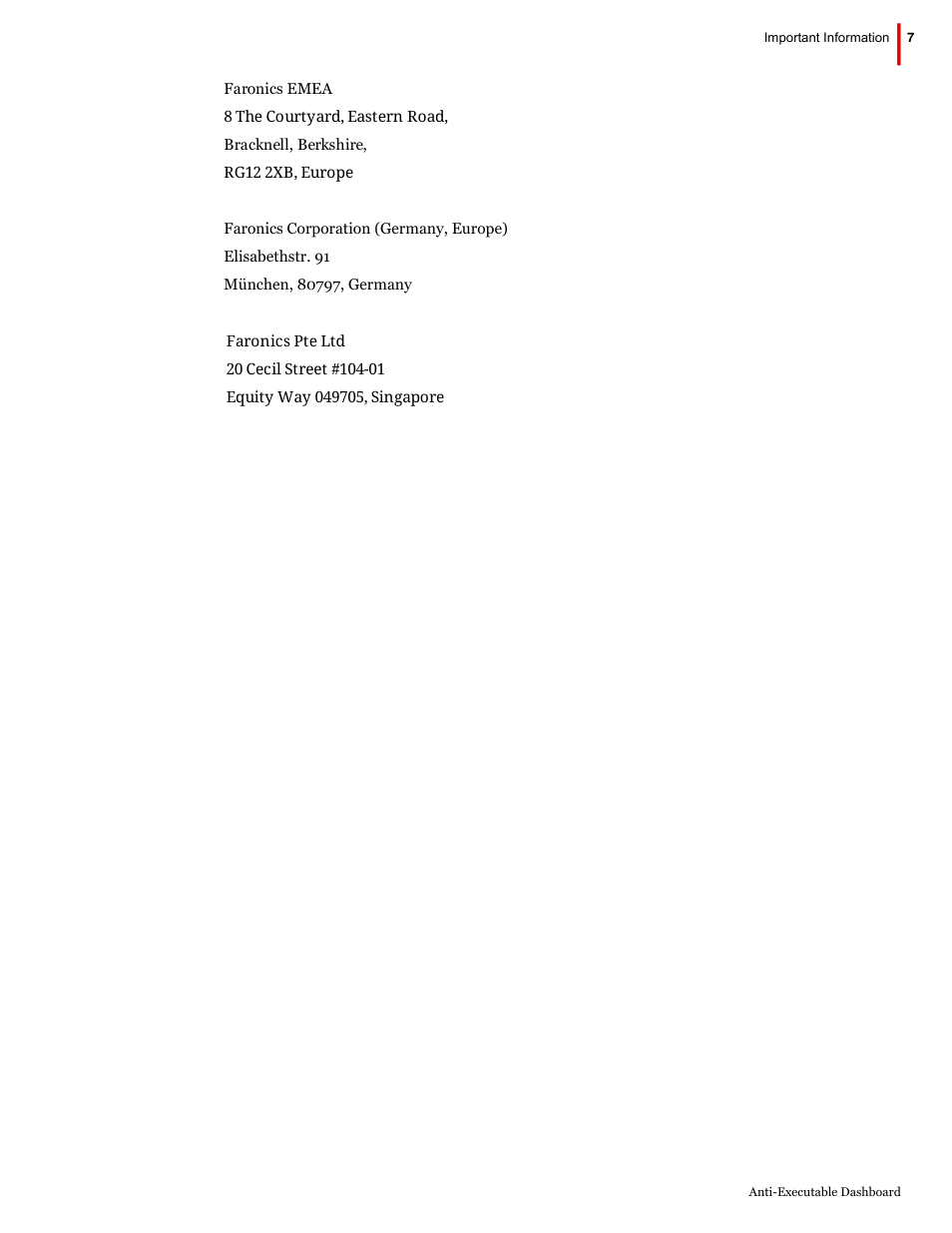 Faronics Anti-Executable Dashboard User Manual | Page 7 / 17