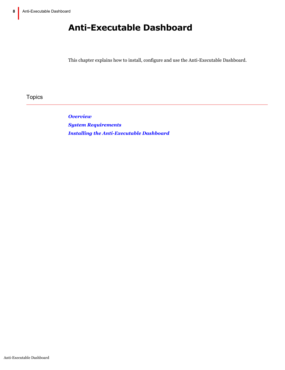 Anti-executable dashboard | Faronics Anti-Executable Dashboard User Manual | Page 8 / 17
