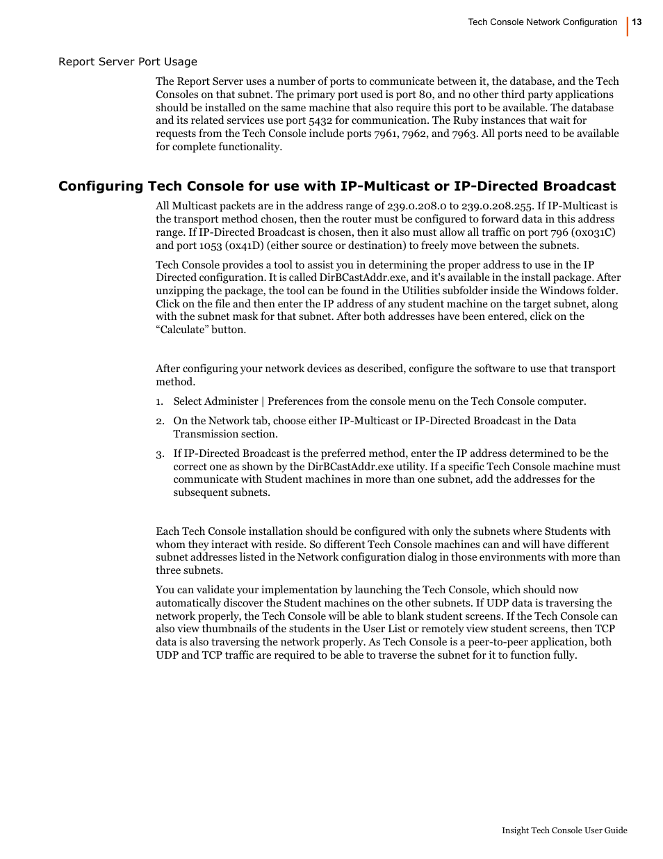 Faronics Insight Tech Console User Manual | Page 13 / 54