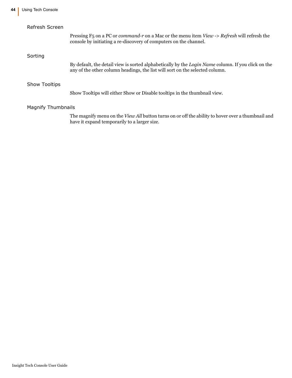 Faronics Insight Tech Console User Manual | Page 44 / 54