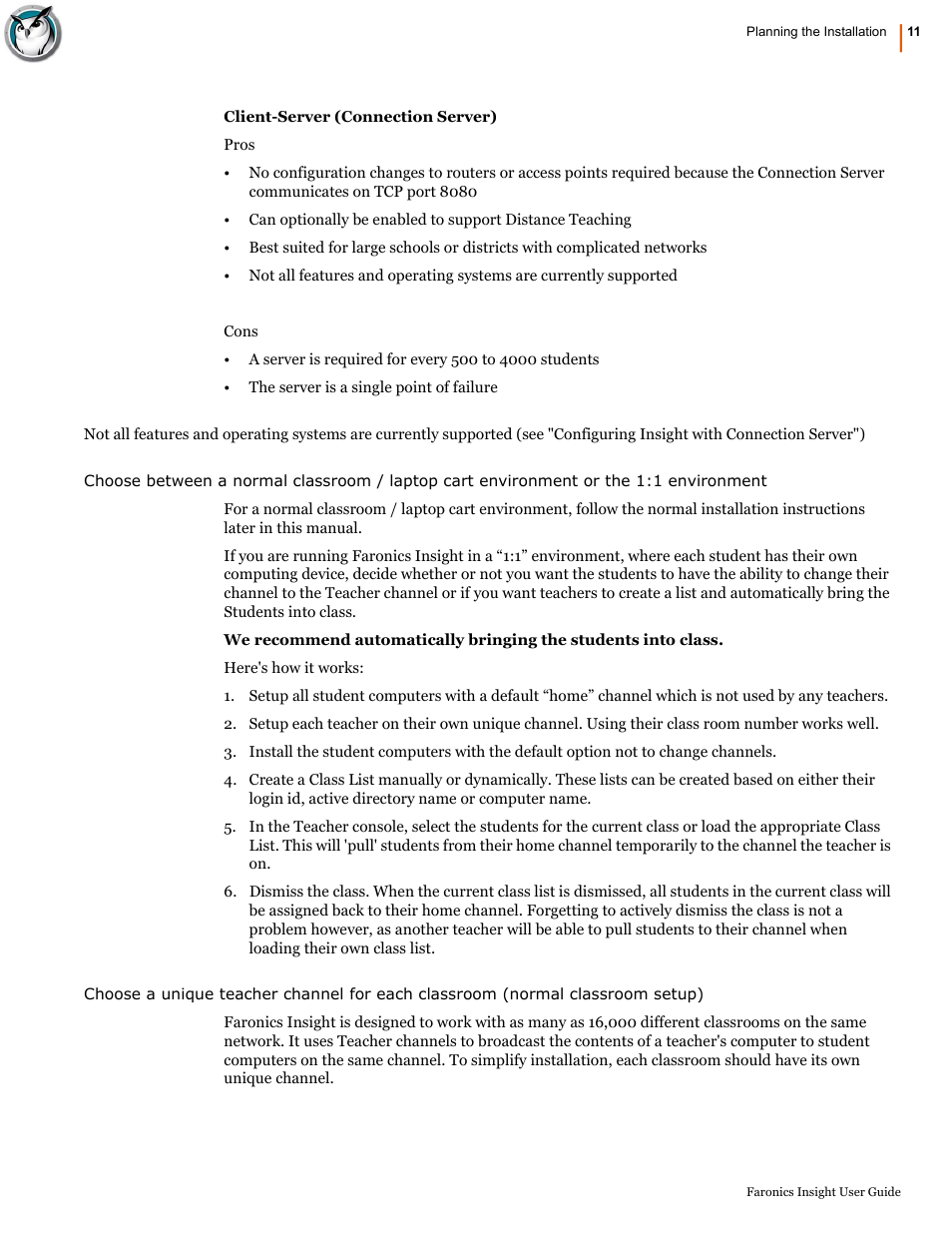 Faronics Insight User Manual | Page 11 / 92