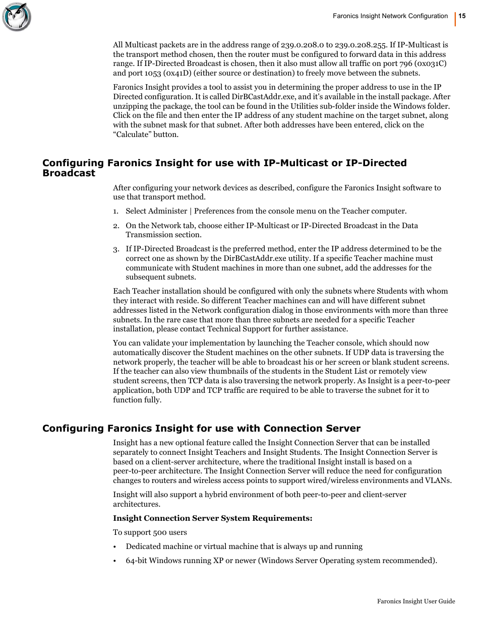 Faronics Insight User Manual | Page 15 / 92