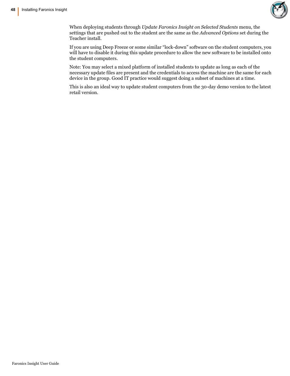 Faronics Insight User Manual | Page 48 / 92