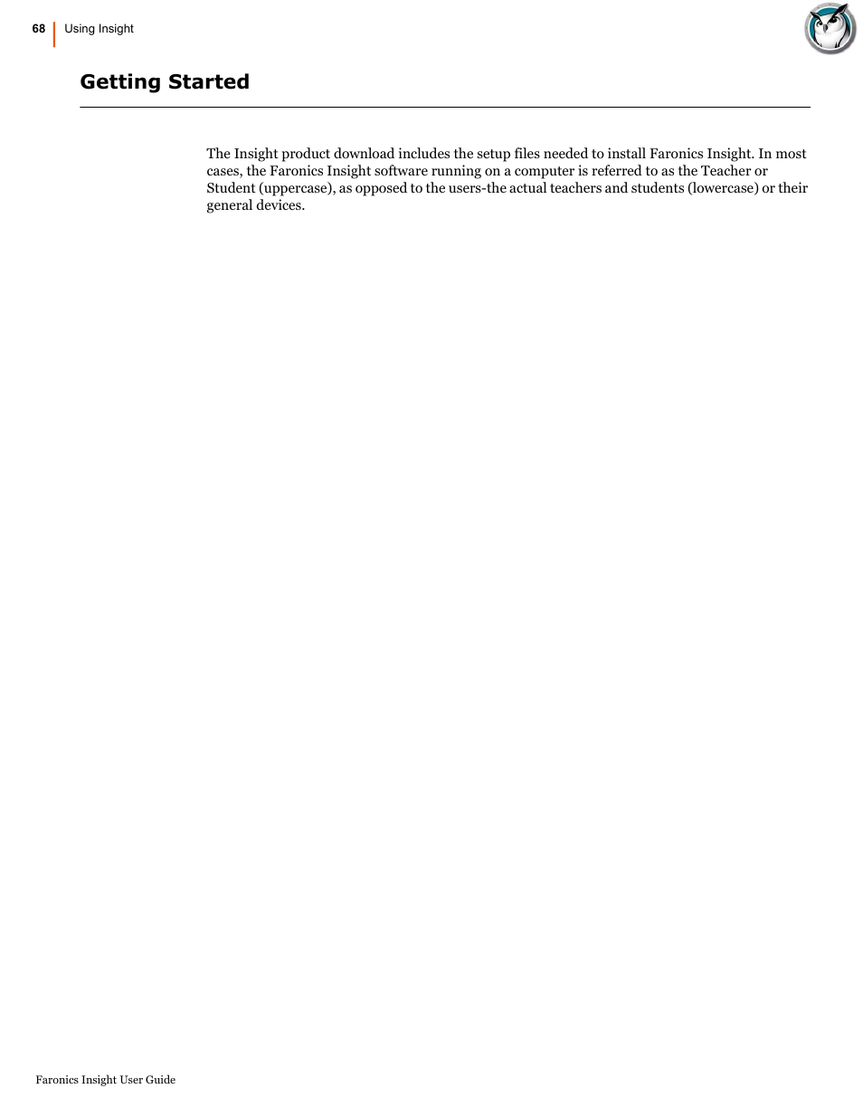 Getting started | Faronics Insight User Manual | Page 66 / 92