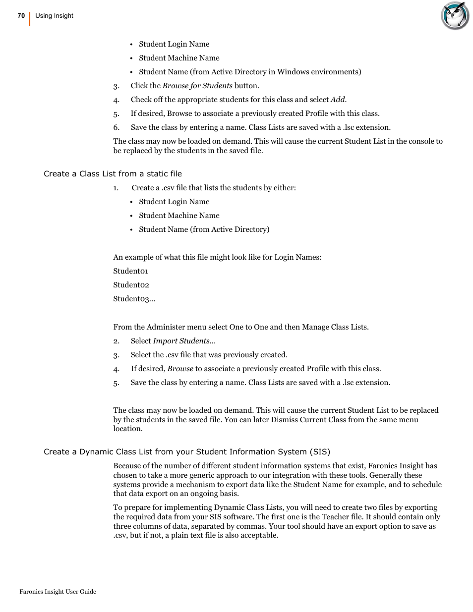 Faronics Insight User Manual | Page 68 / 92