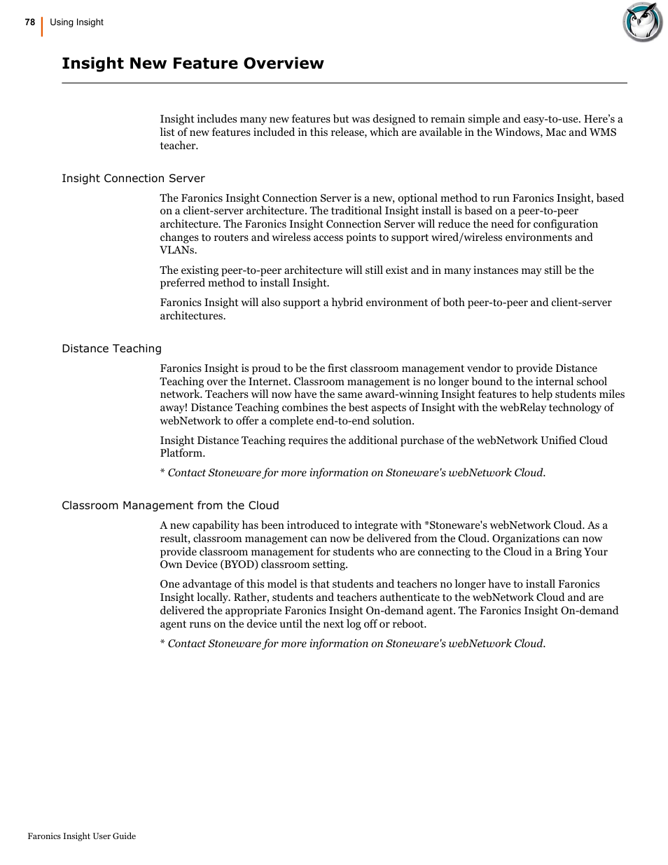 Insight new feature overview | Faronics Insight User Manual | Page 76 / 92