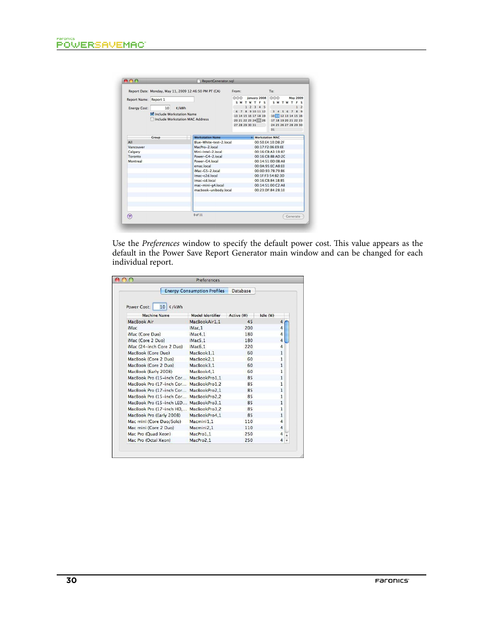 Faronics Power Save Mac User Manual | Page 30 / 34