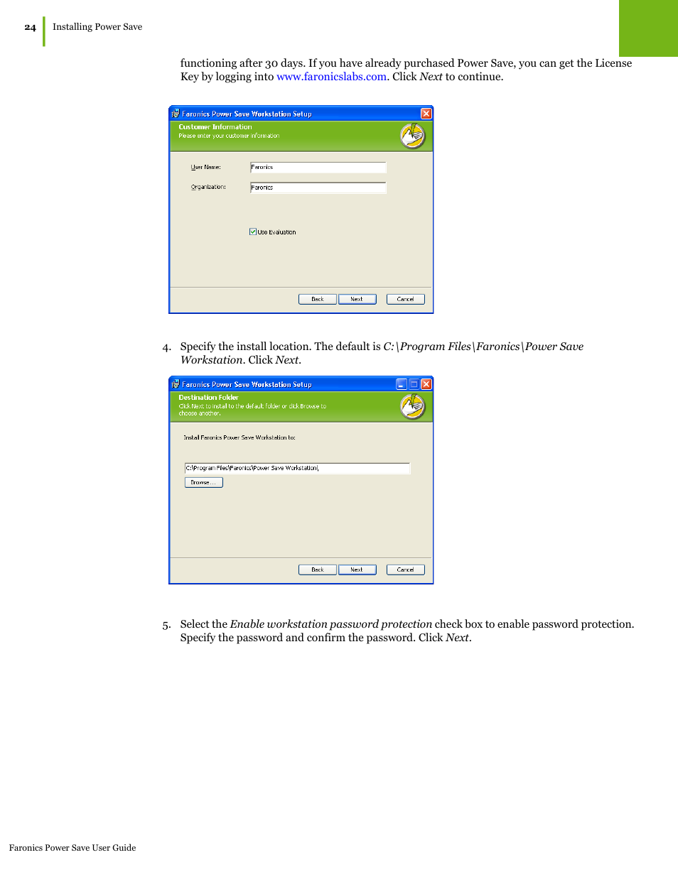 Faronics Power Save User Manual | Page 24 / 82