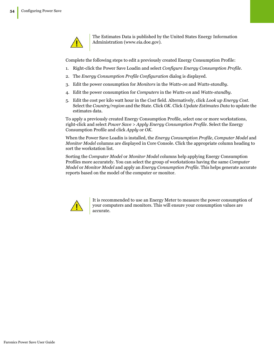 Faronics Power Save User Manual | Page 54 / 82