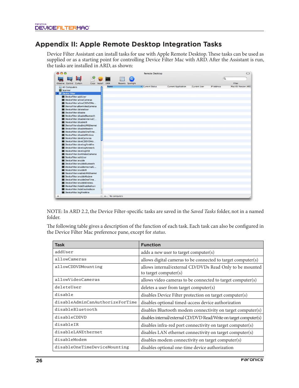 Faronics Device Filter Mac User Manual | Page 26 / 30