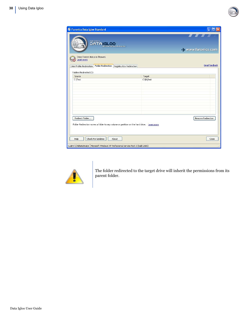Faronics Data Igloo Standard User Manual | Page 30 / 63