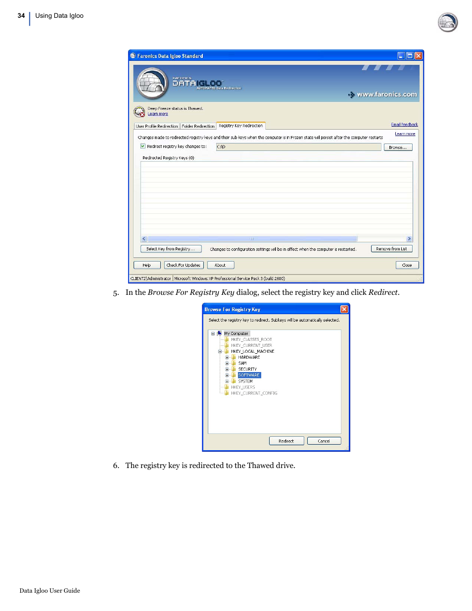 Faronics Data Igloo Standard User Manual | Page 34 / 63