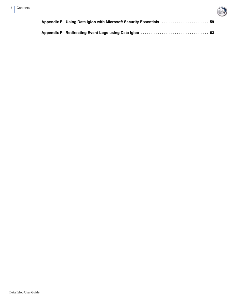 Faronics Data Igloo Standard User Manual | Page 4 / 63