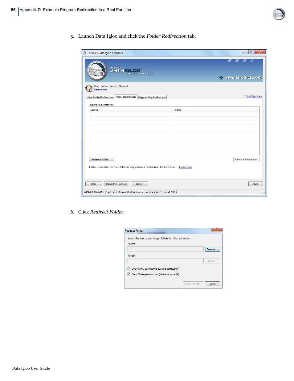 Faronics Data Igloo Standard User Manual | Page 56 / 63