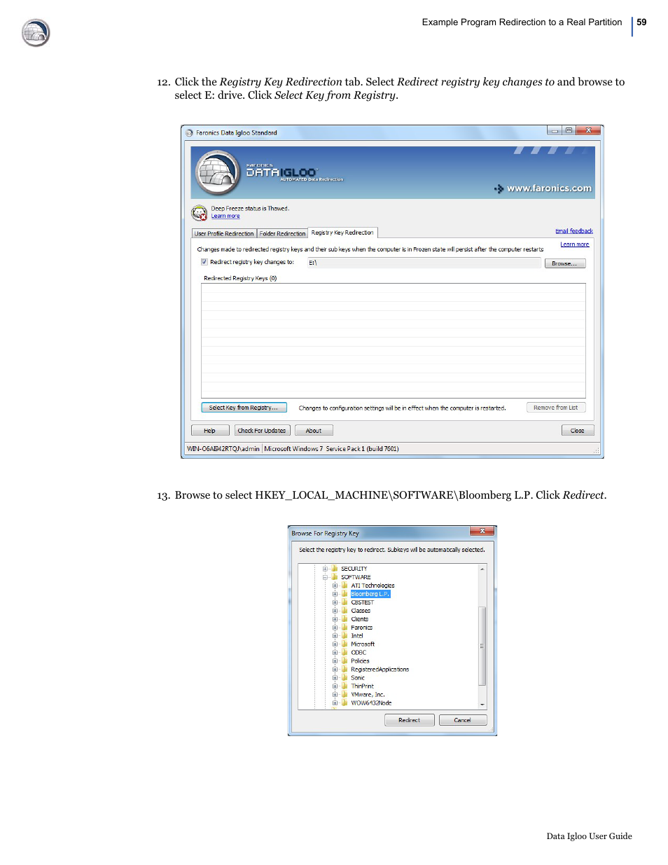 Faronics Data Igloo Standard User Manual | Page 59 / 63