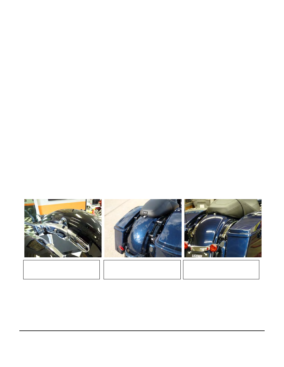 Installation reference images | Fat Bagger 500 REMOVABLE TOURPAK MOUNT User Manual | Page 7 / 9