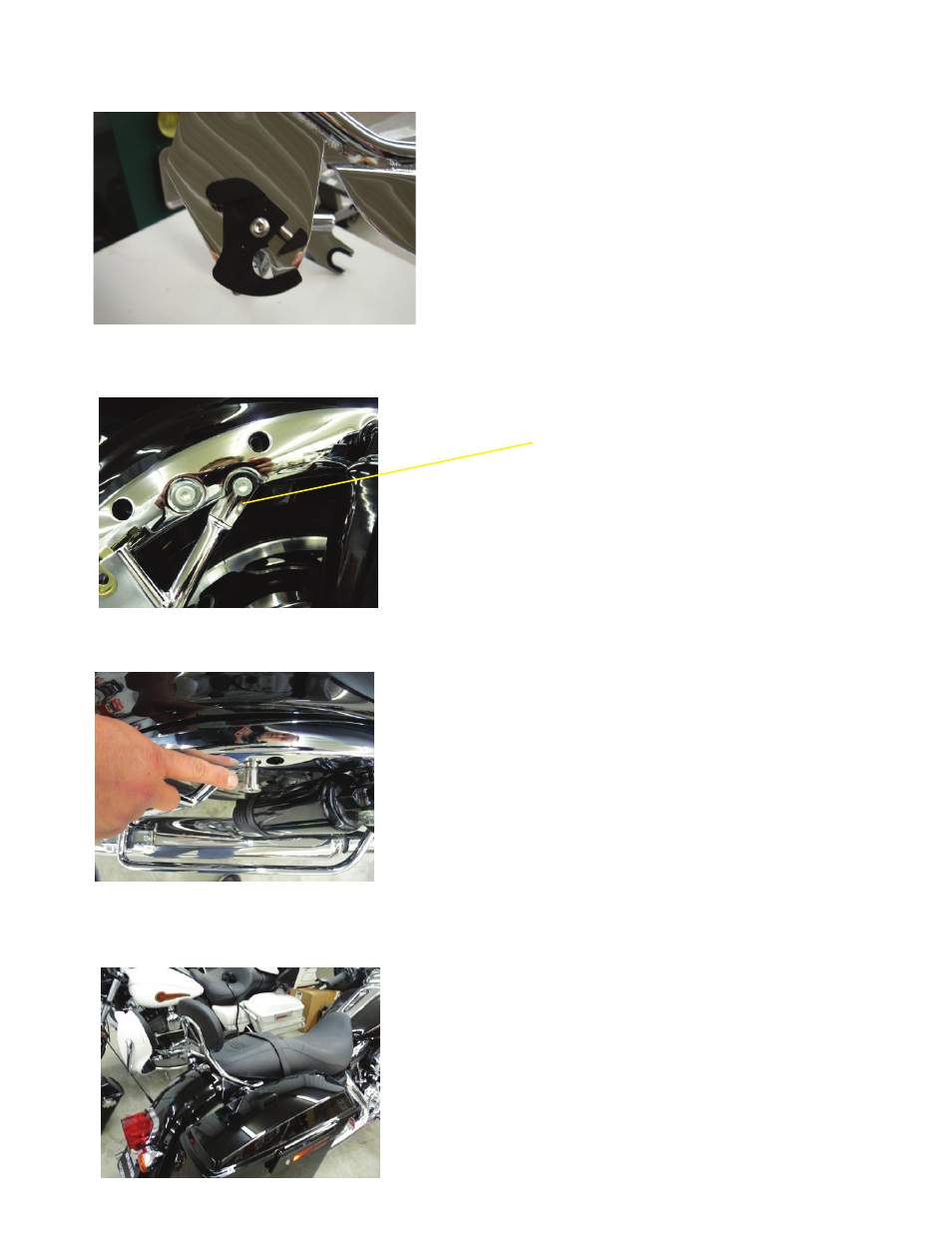 Fat Bagger 09BRKS Backrest Hardware Relocation Kit 09-13 User Manual | Page 2 / 2