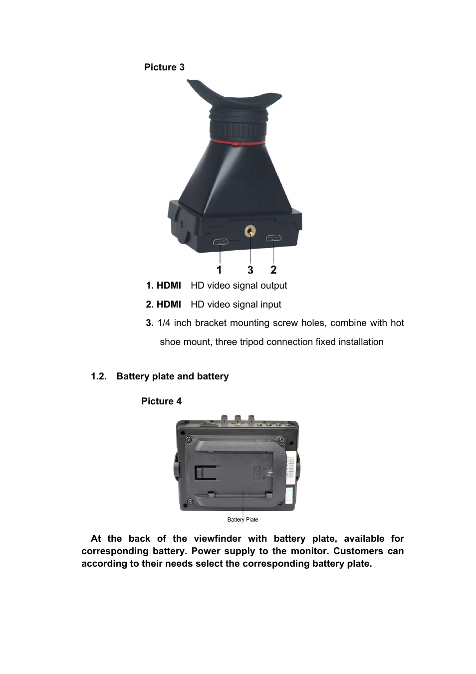Feelworld EVF E-350 User Manual | Page 6 / 13