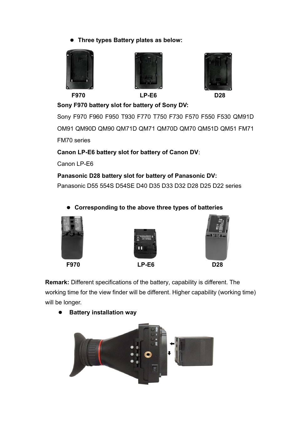 Feelworld EVF E-350 User Manual | Page 7 / 13