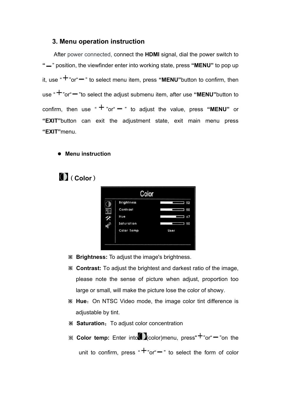 Feelworld EVF E-350 User Manual | Page 9 / 13