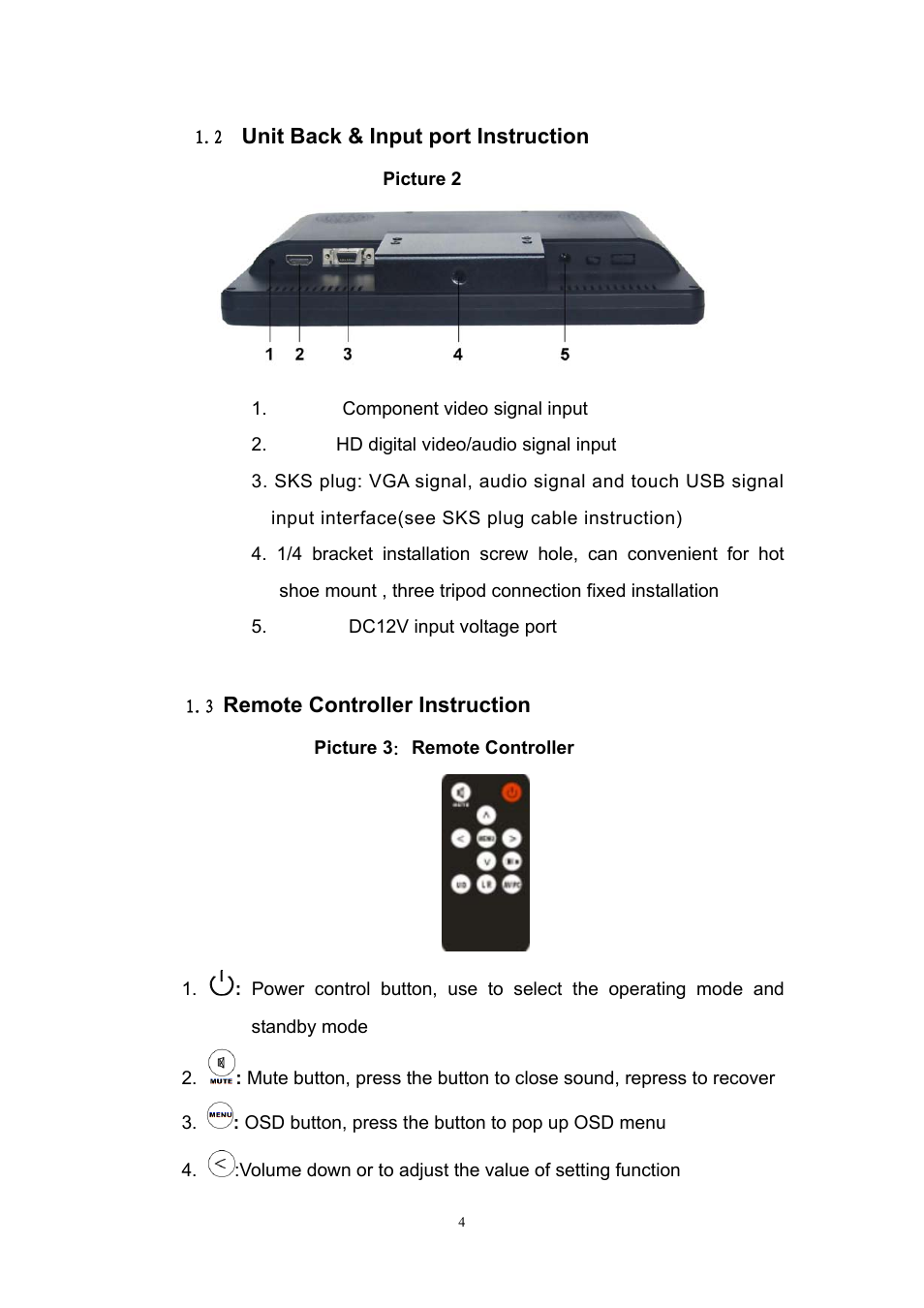 Feelworld FPV-101A User Manual | Page 5 / 19