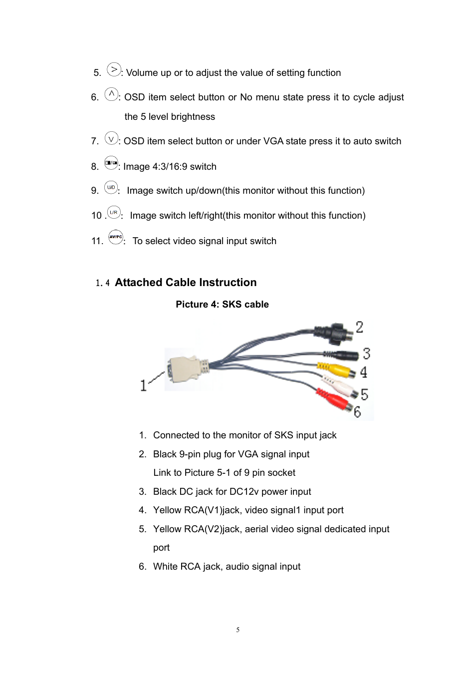 Feelworld FPV-101A User Manual | Page 6 / 19