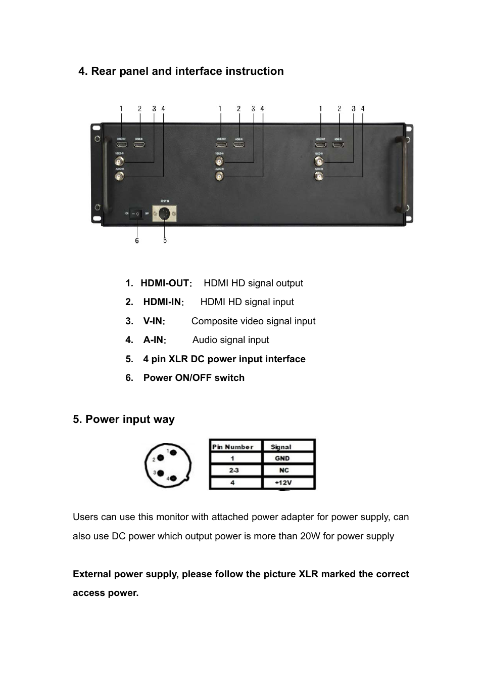 Feelworld FW5D-TRM/O User Manual | Page 5 / 10