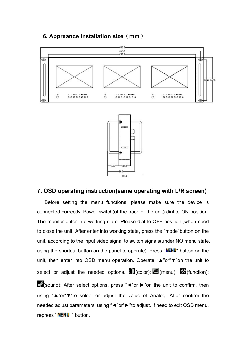 Feelworld FW5D-TRM/O User Manual | Page 6 / 10