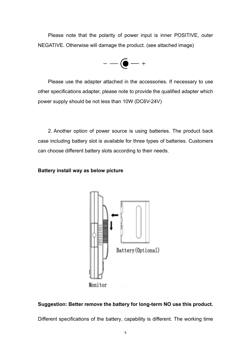 Feelworld FW7D/O User Manual | Page 8 / 17