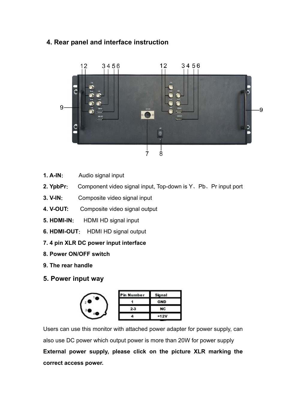 Feelworld FW7D-DRM/O User Manual | Page 5 / 10