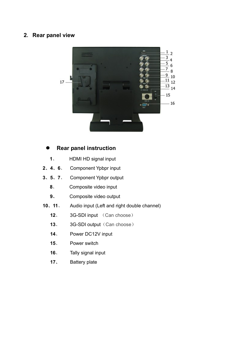 Feelworld P121-9HSD User Manual | Page 5 / 15