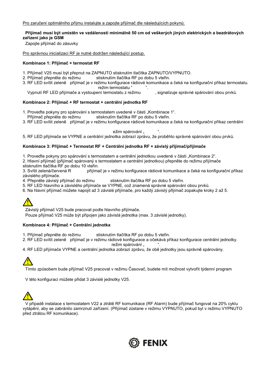 Fenix V25 User Manual | Page 5 / 16