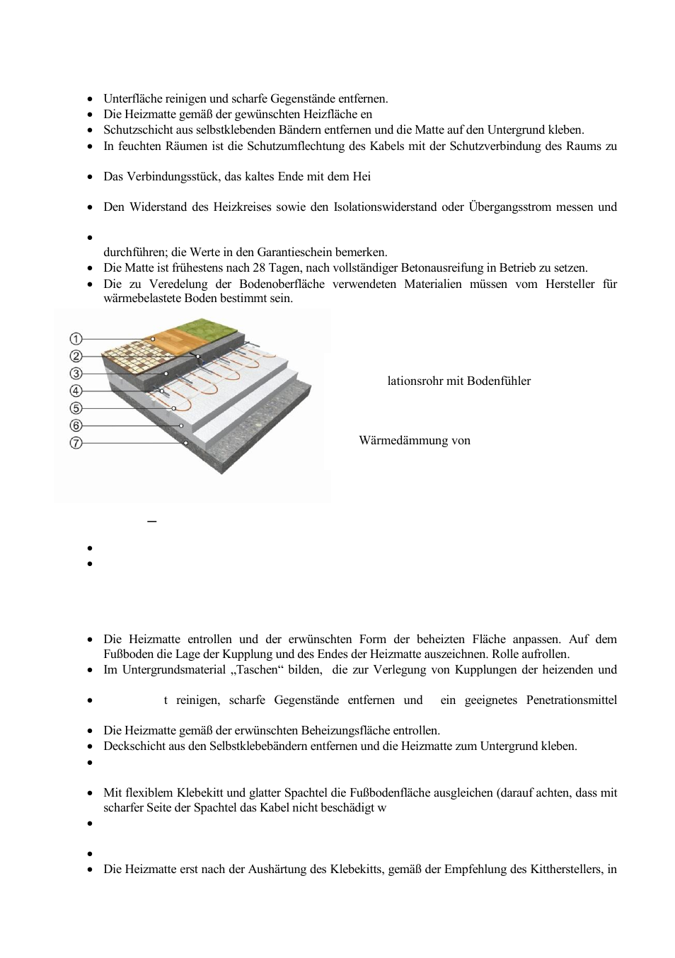 C) montage – system mit direkter beheizung, Vorgehen | Fenix LDTS User Manual | Page 19 / 28