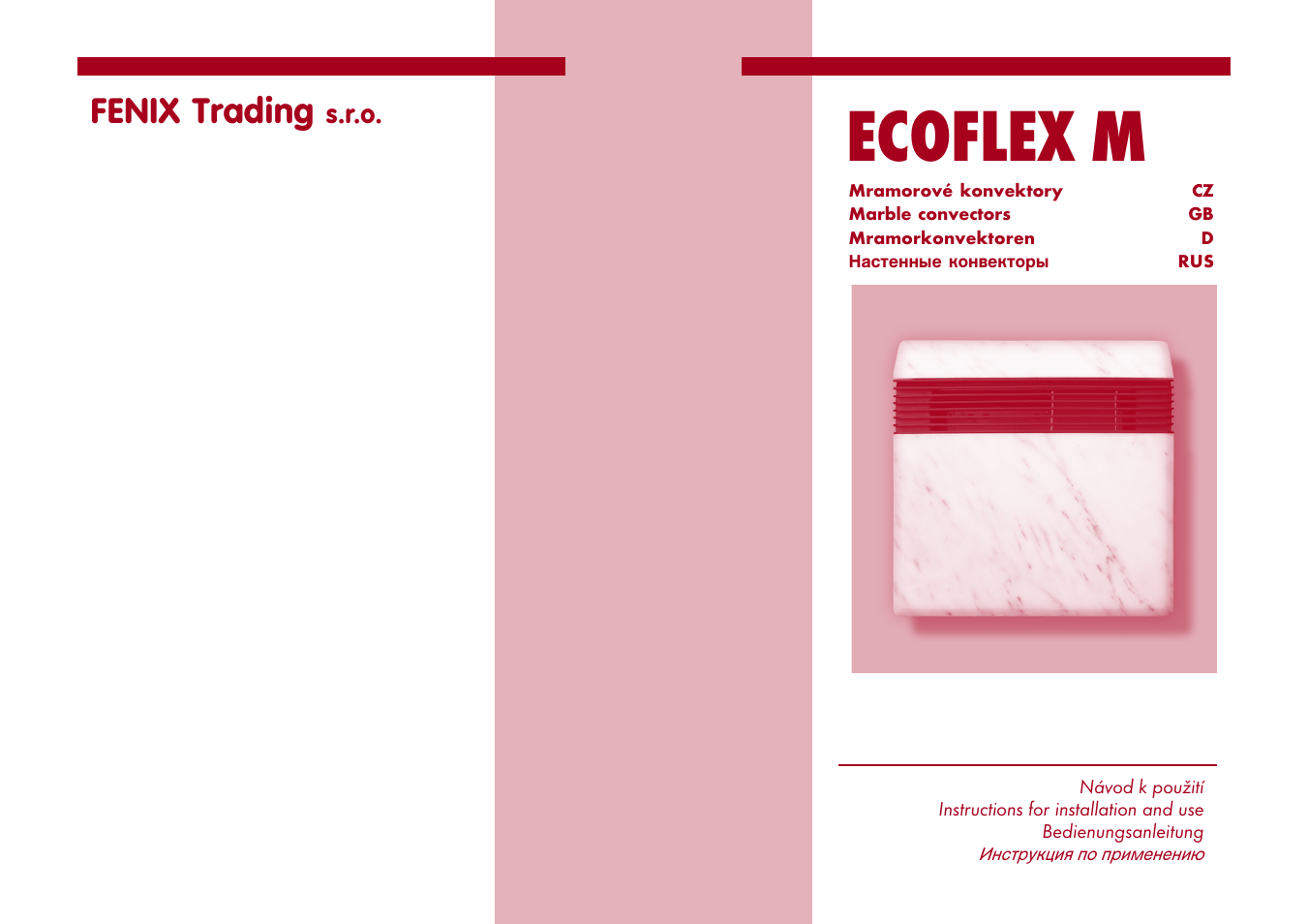 Ecoflex m, Fenix trading | Fenix ECOFLEX M User Manual | Page 10 / 10