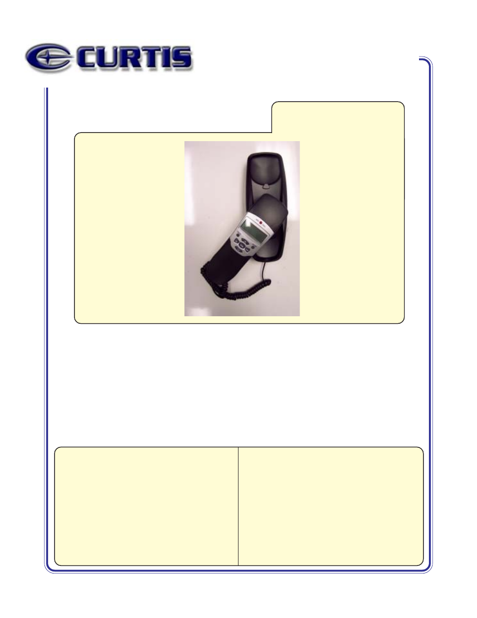 Curtis TID582 User Manual | 1 page