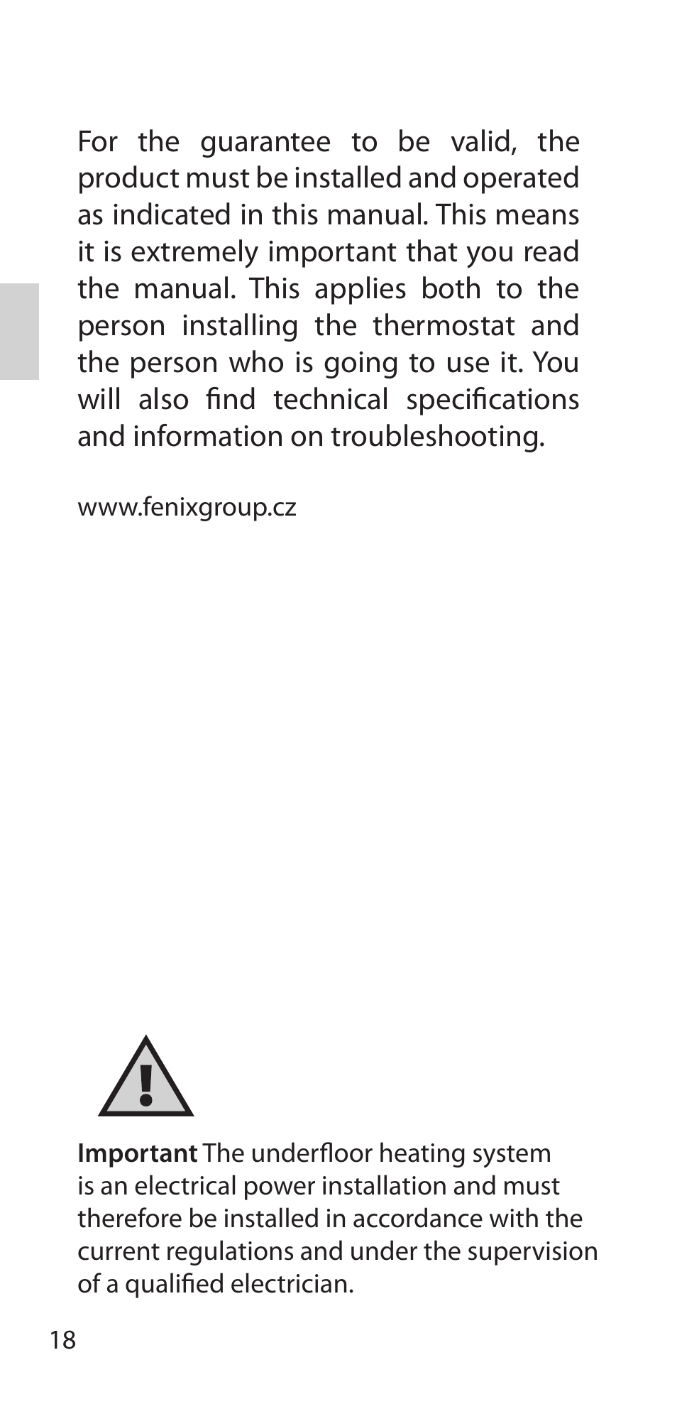 Fenix Therm 105 User Manual | Page 20 / 84
