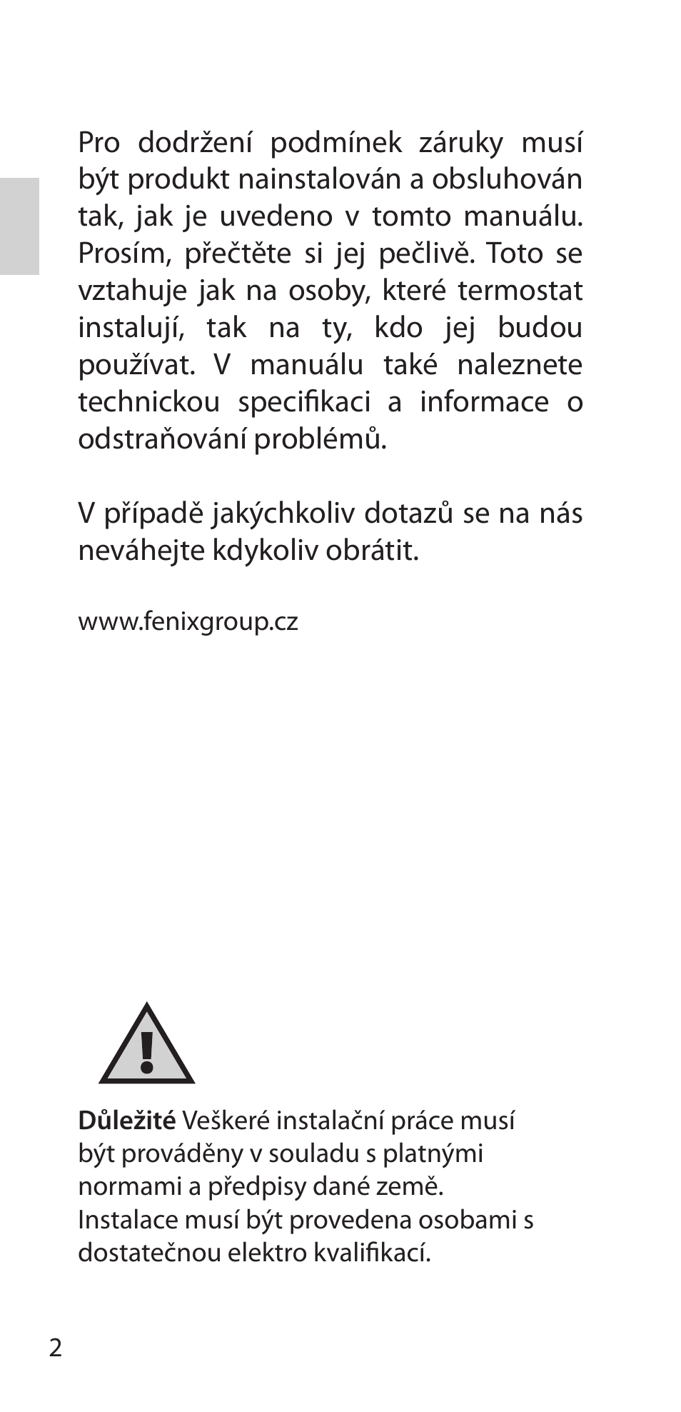 Fenix Therm 105 User Manual | Page 4 / 84