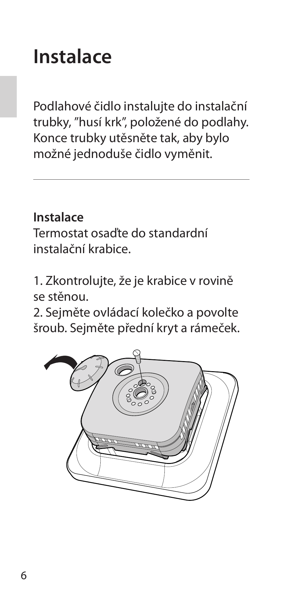 Instalace | Fenix Therm 105 User Manual | Page 8 / 84