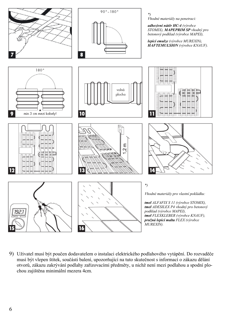 Fenix ECOFLOOR Comfort Mat User Manual | Page 6 / 24