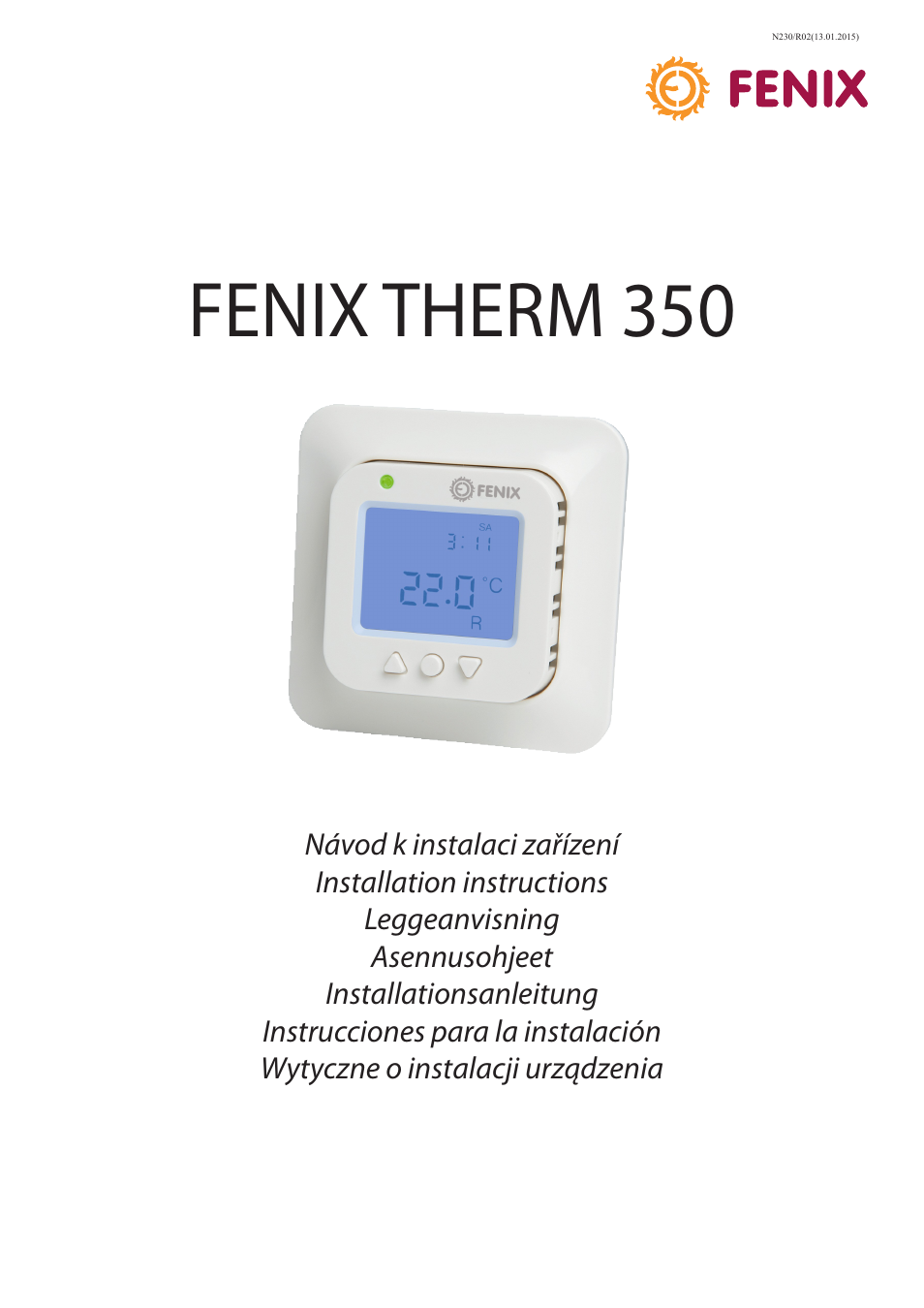 Fenix THERM 350 User Manual | 24 pages