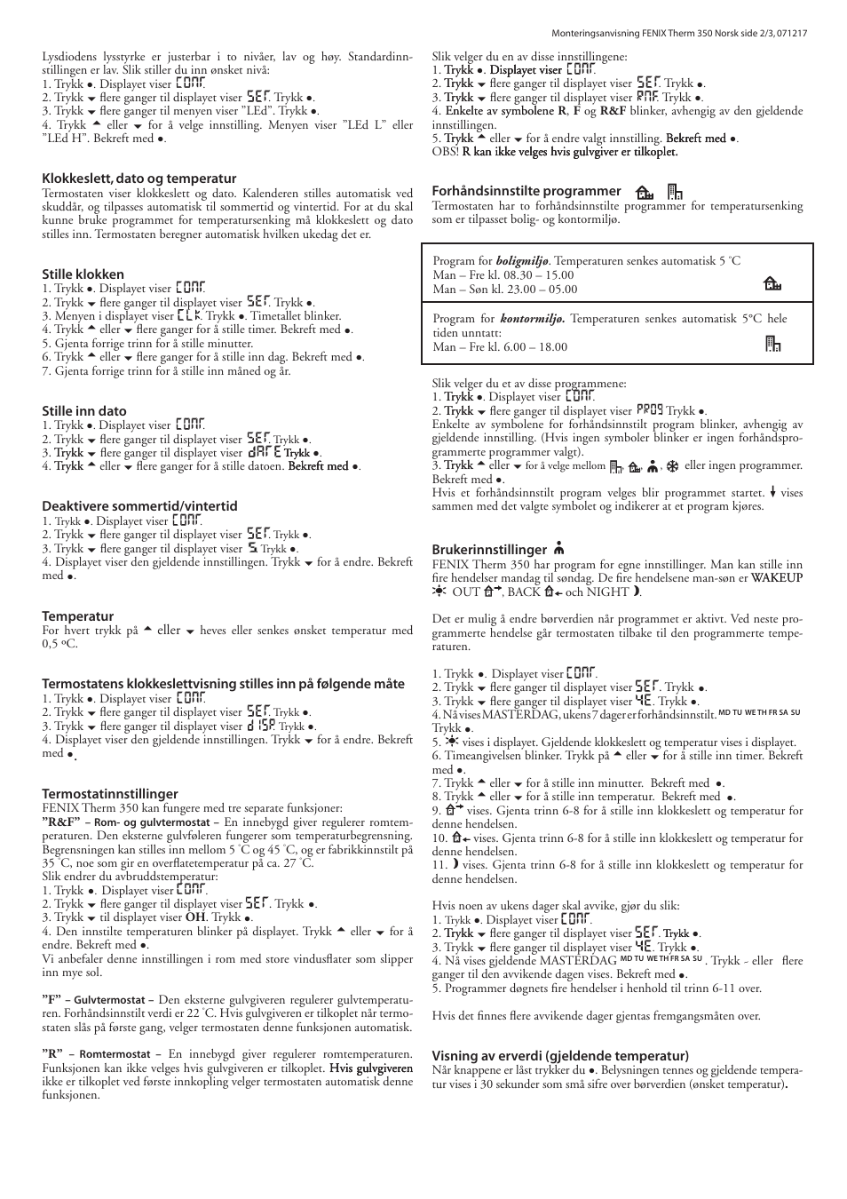 Fenix THERM 350 User Manual | Page 11 / 24