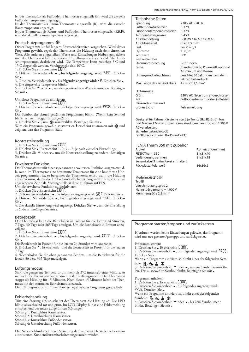 Fenix THERM 350 User Manual | Page 18 / 24