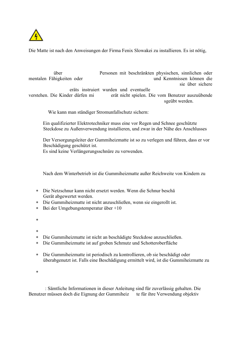 Fenix S-MAT User Manual | Page 10 / 28