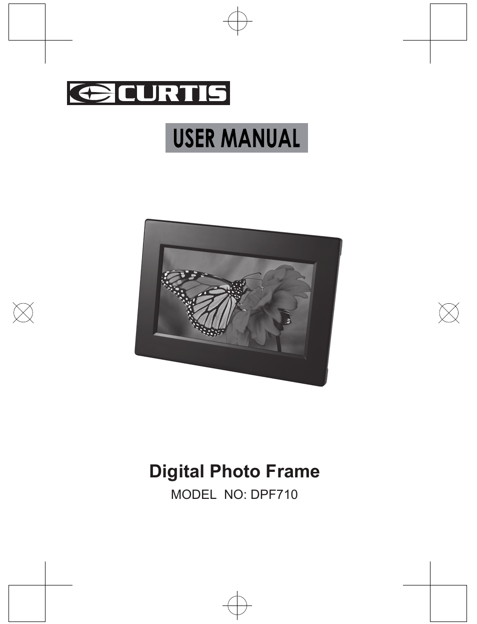 Curtis DPF710 User Manual | 7 pages