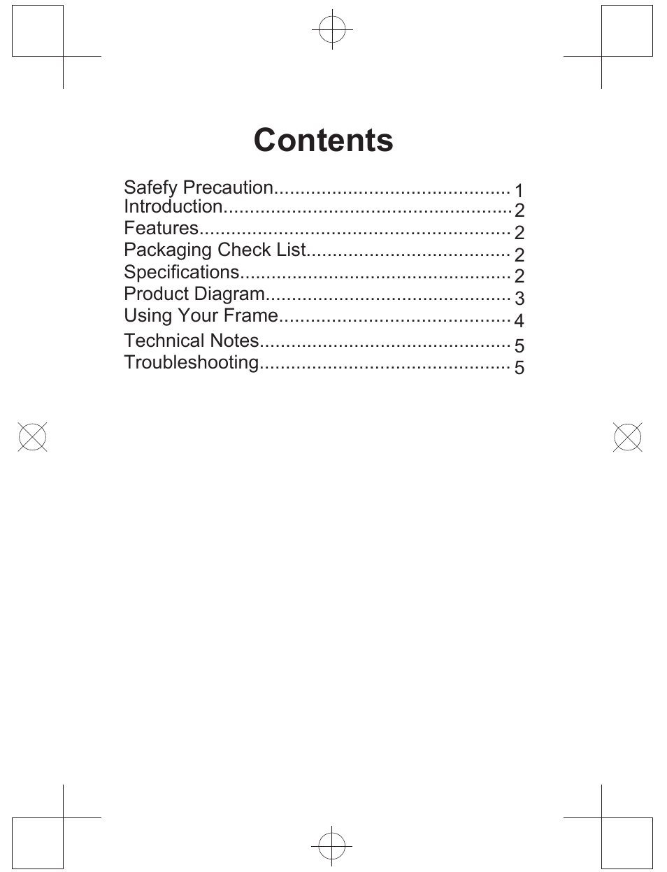 Curtis DPF710 User Manual | Page 2 / 7