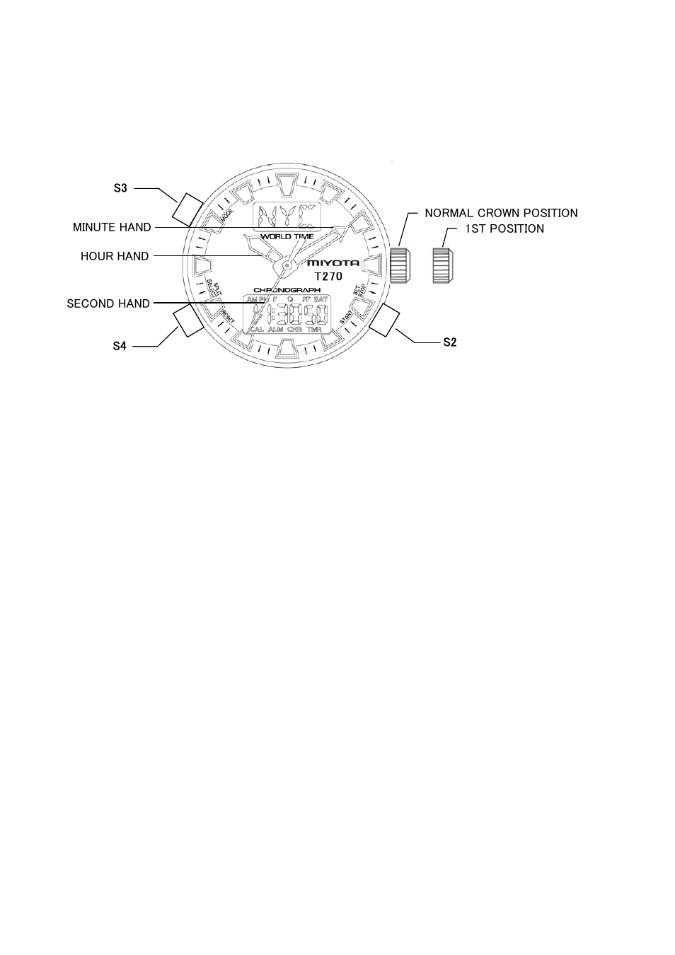 How to set analog time | FESTINA T270 User Manual | Page 10 / 80